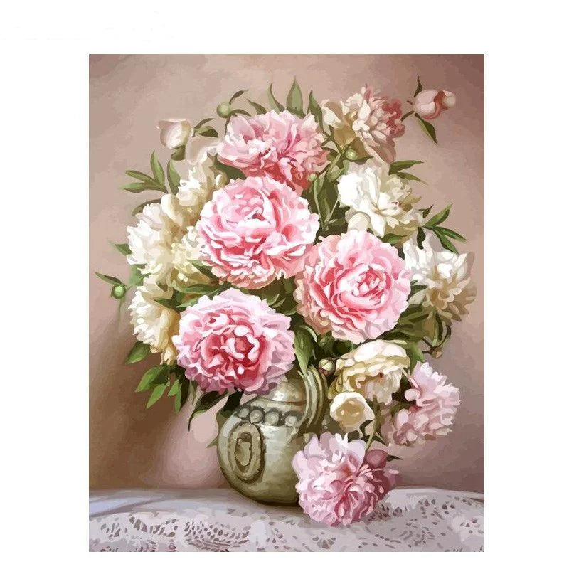 Flowers- Paint By Numbers Kit