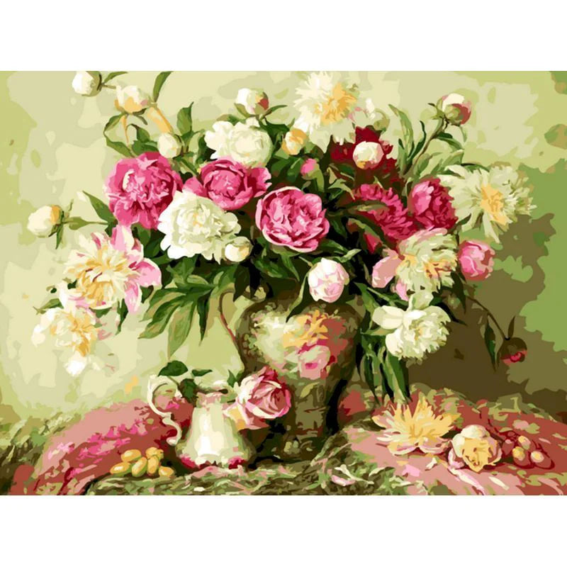 Flowers- Paint By Numbers Kit