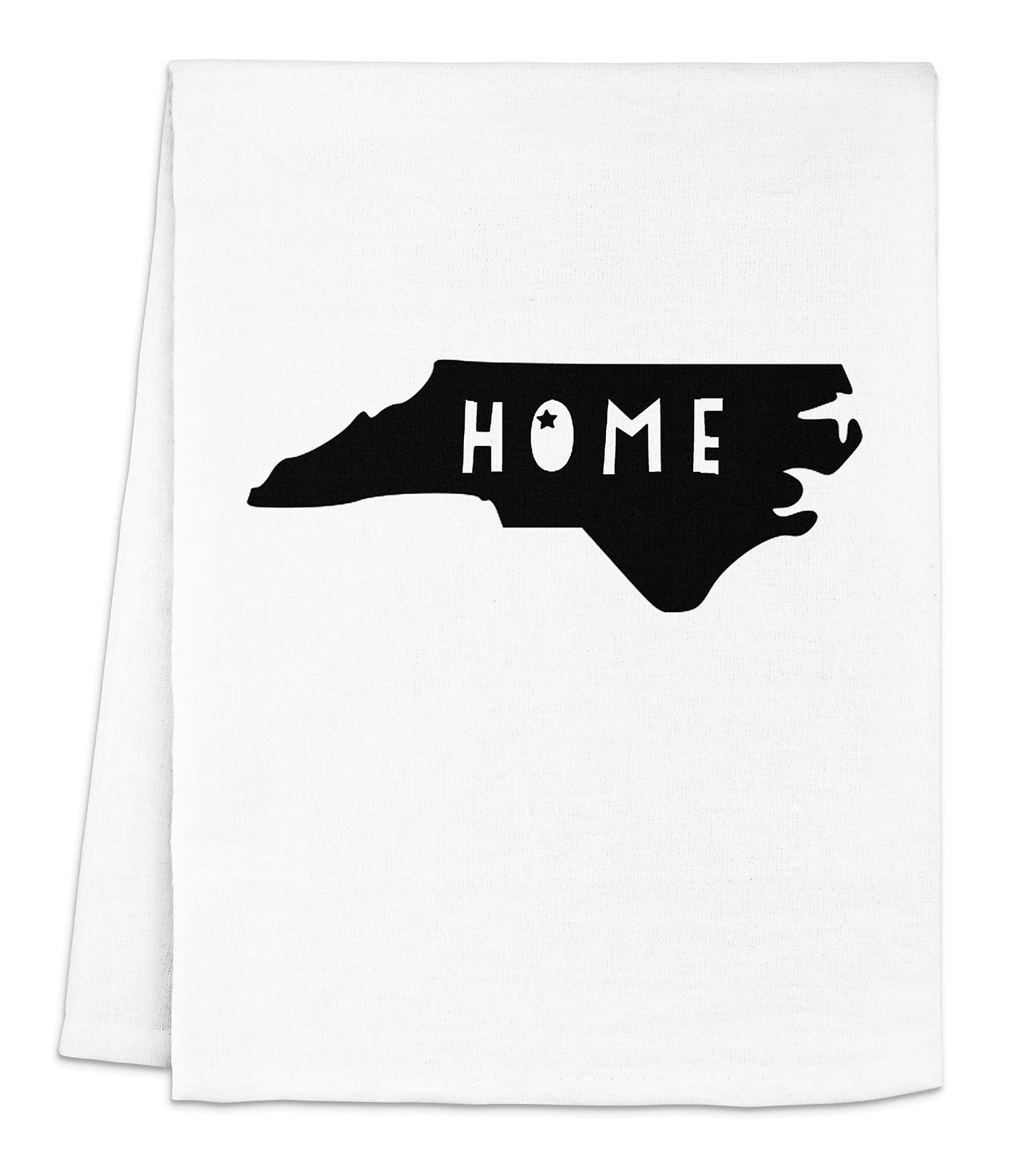 Funny Dish Towel, Asheville North Carolina Collage, Flour Sack Kitchen Towel, Sweet Housewarming Gift, Farmhouse Kitchen Decor, White or Gray (White)