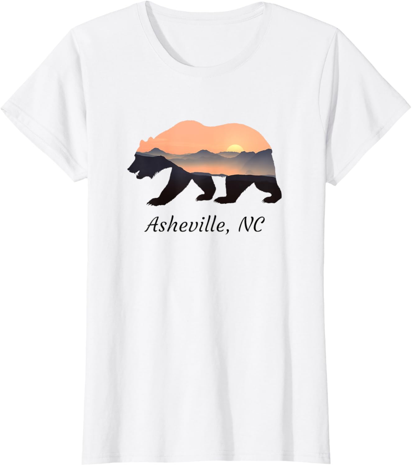 North Carolina Blue Ridge Mountains Bear Asheville NC Gifts T-Shirt