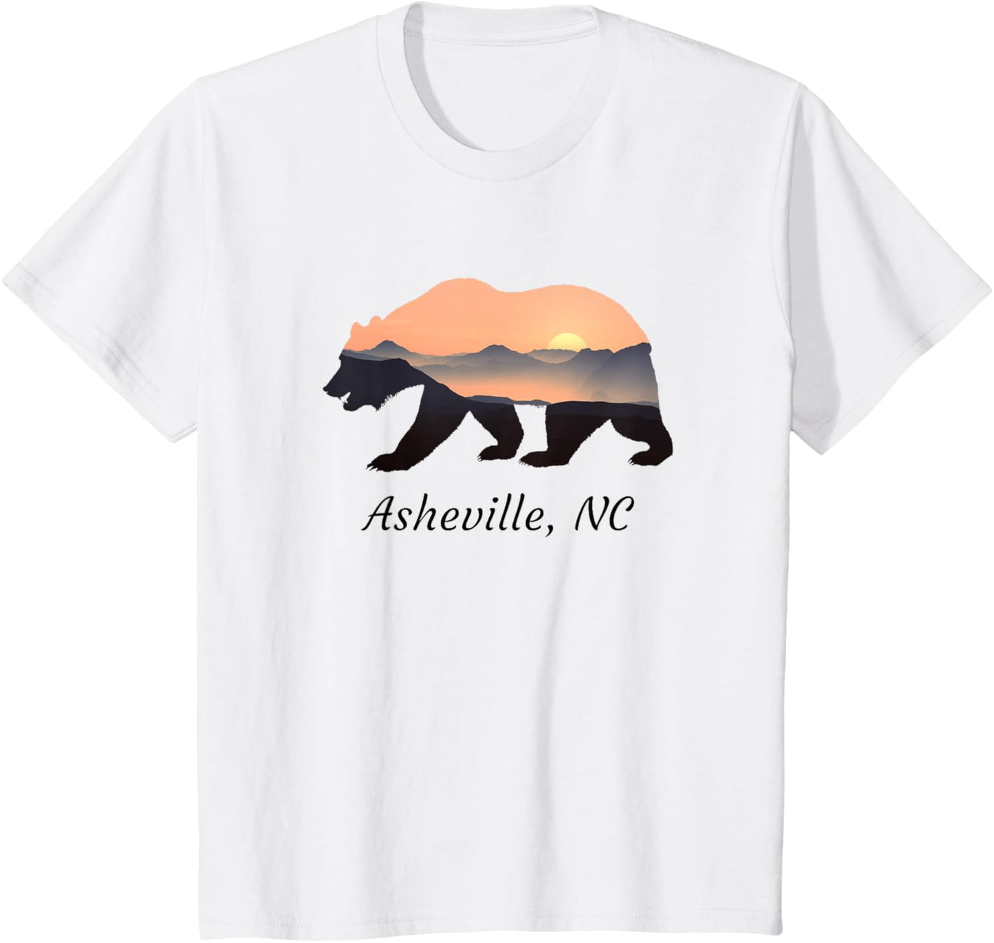 North Carolina Blue Ridge Mountains Bear Asheville NC Gifts T-Shirt