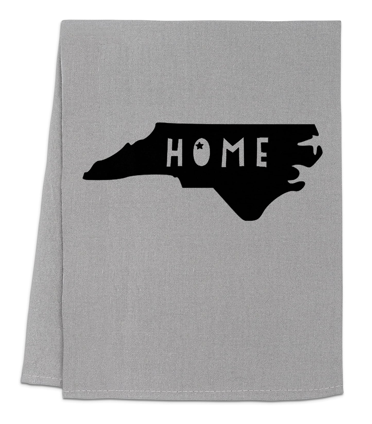 Funny Dish Towel, Asheville North Carolina Collage, Flour Sack Kitchen Towel, Sweet Housewarming Gift, Farmhouse Kitchen Decor, White or Gray (White)