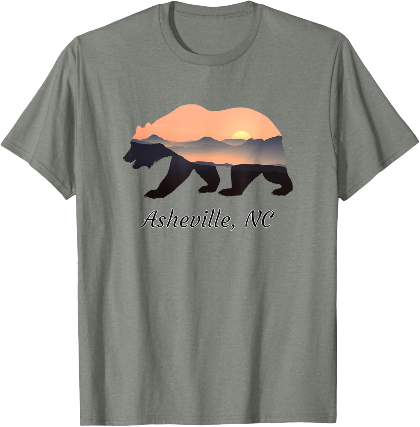 North Carolina Blue Ridge Mountains Bear Asheville NC Gifts T-Shirt