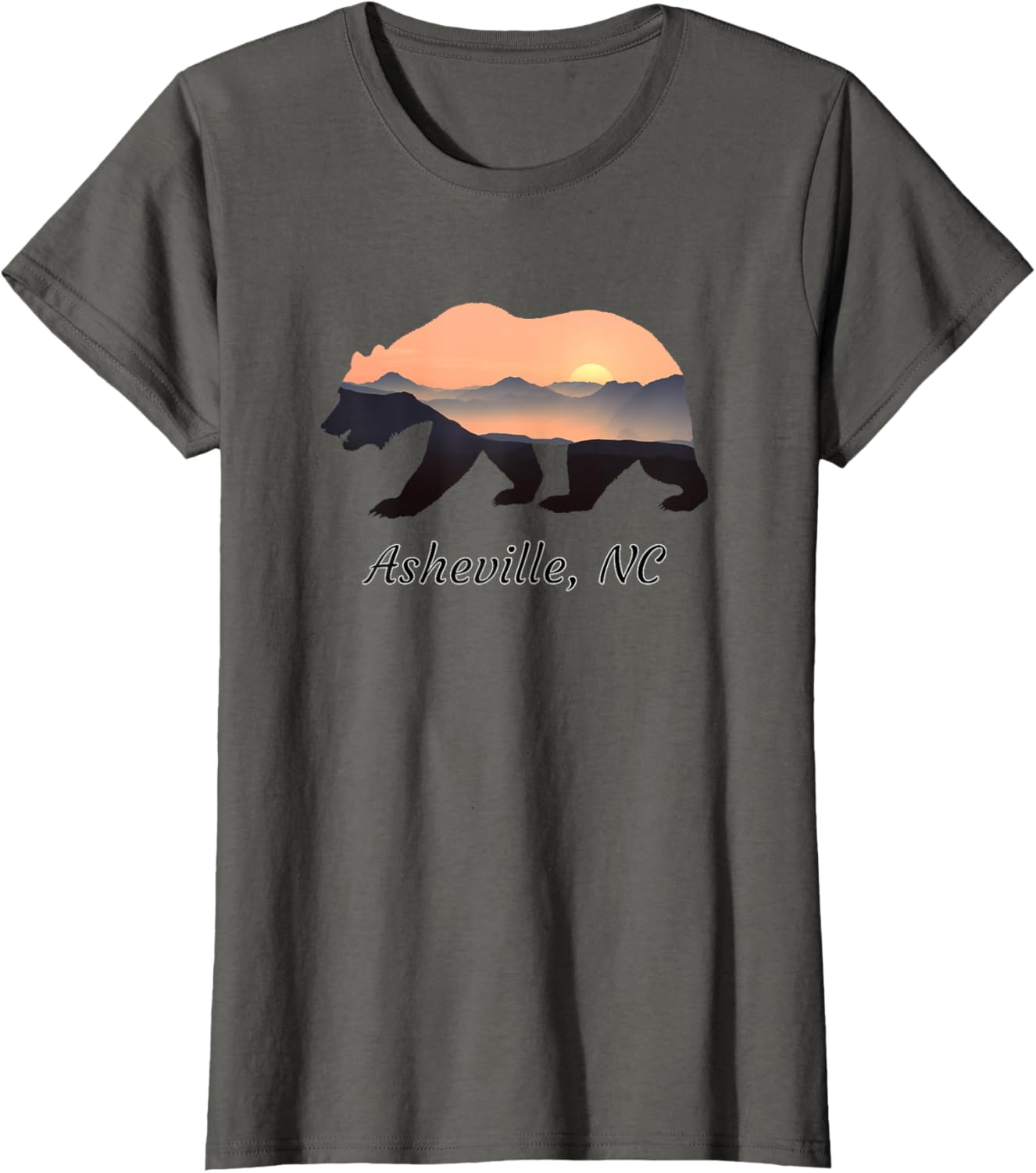 North Carolina Blue Ridge Mountains Bear Asheville NC Gifts T-Shirt