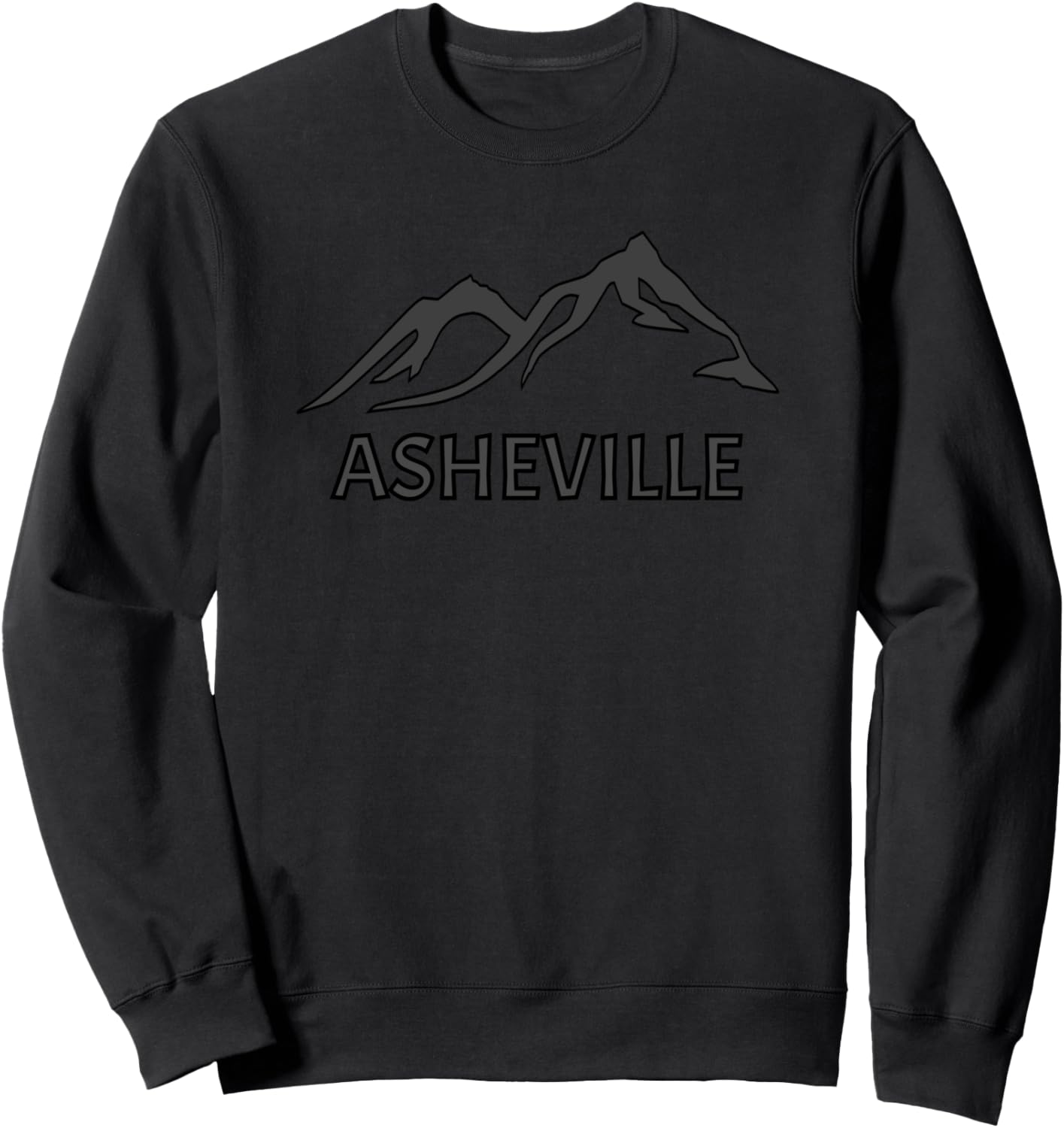 WNC Asheville Mountains NC Blue Ridge North Carolina Hiking Sweatshirt
