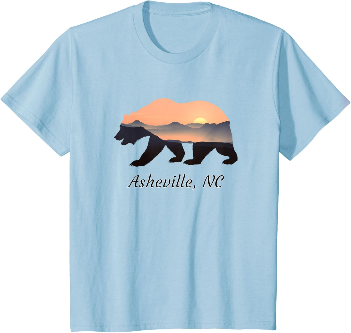 North Carolina Blue Ridge Mountains Bear Asheville NC Gifts T-Shirt