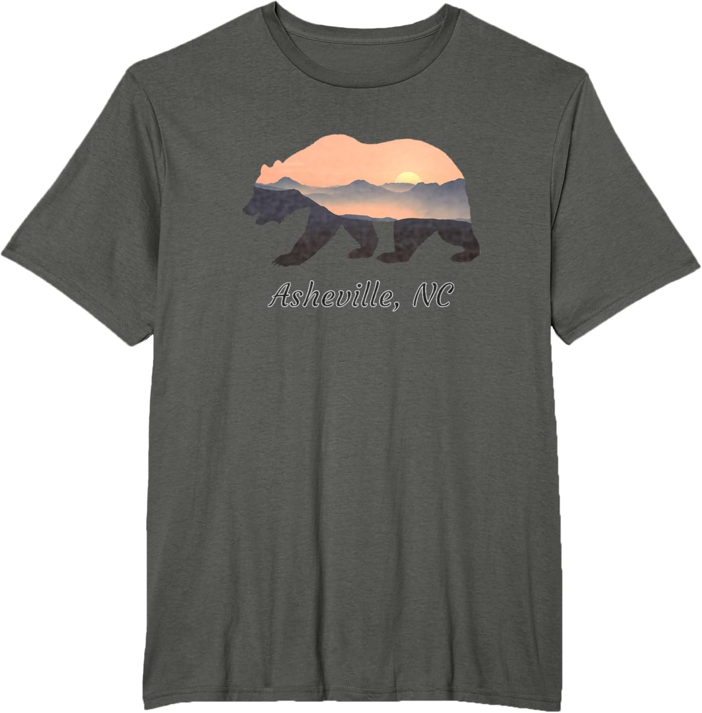 North Carolina Blue Ridge Mountains Bear Asheville NC Gifts T-Shirt