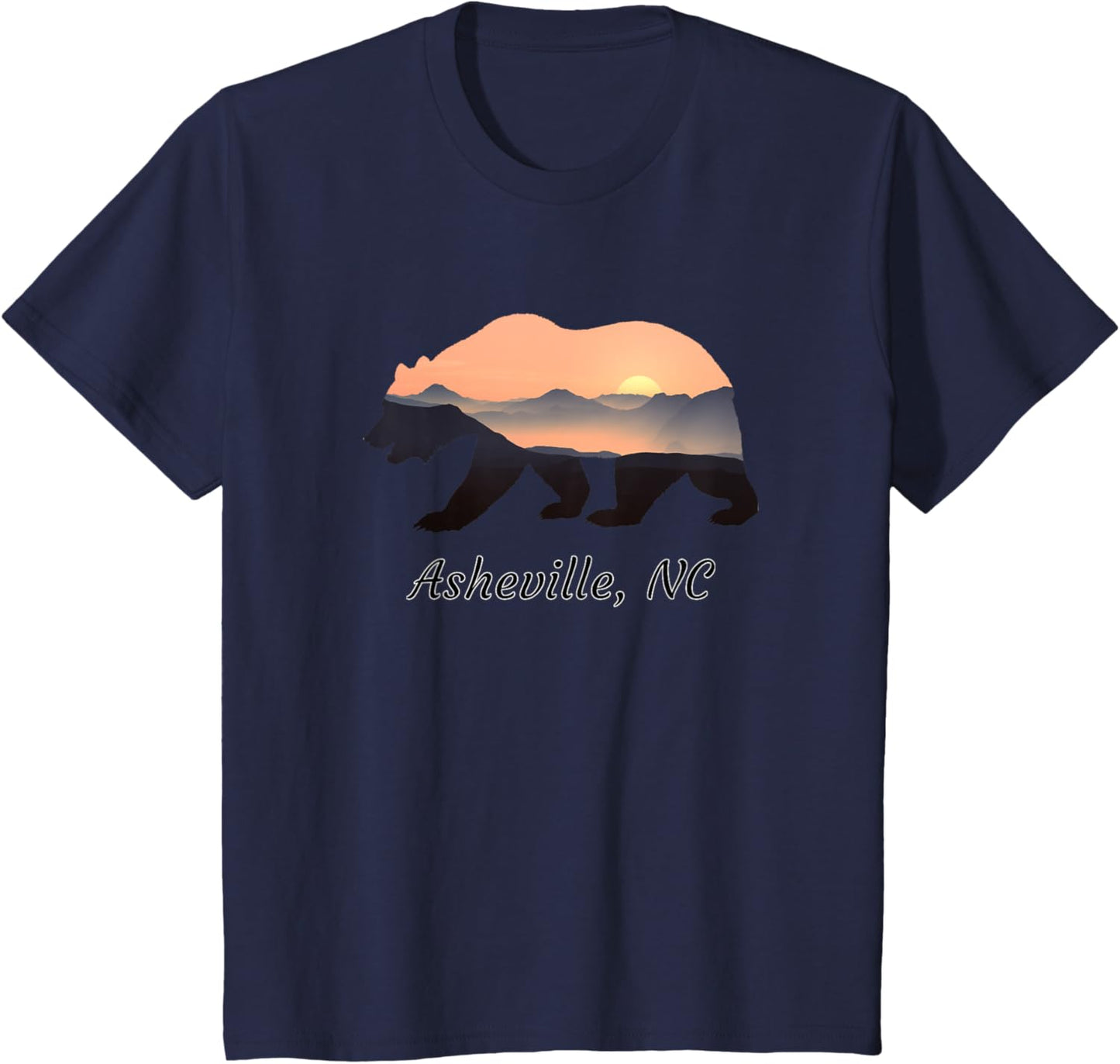North Carolina Blue Ridge Mountains Bear Asheville NC Gifts T-Shirt
