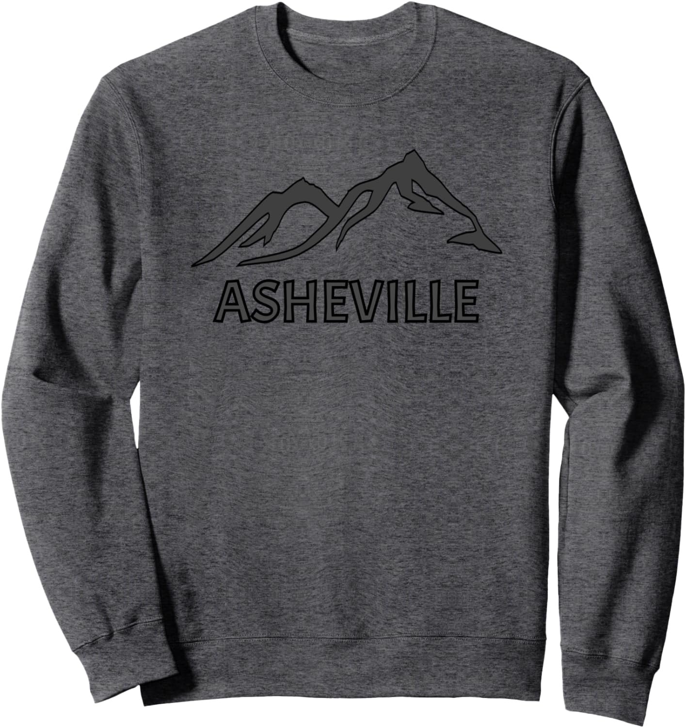WNC Asheville Mountains NC Blue Ridge North Carolina Hiking Sweatshirt