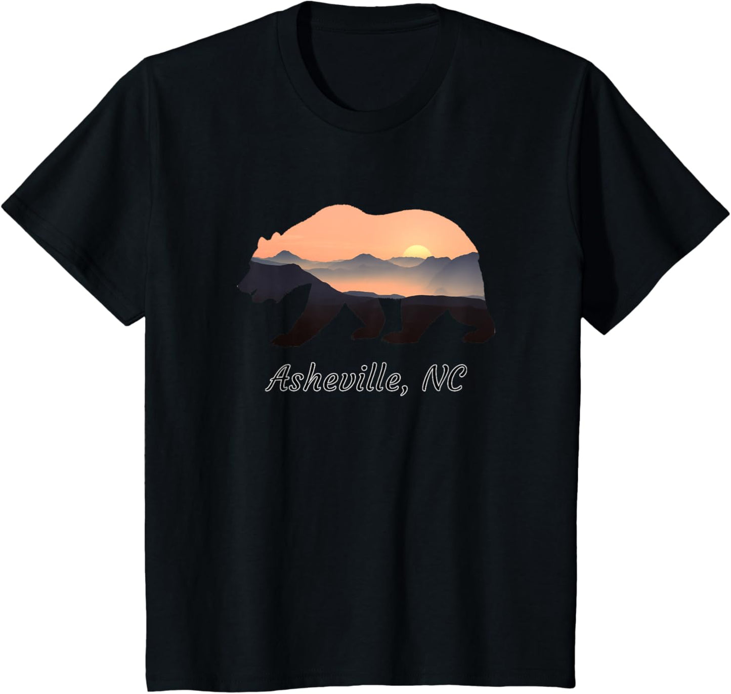 North Carolina Blue Ridge Mountains Bear Asheville NC Gifts T-Shirt