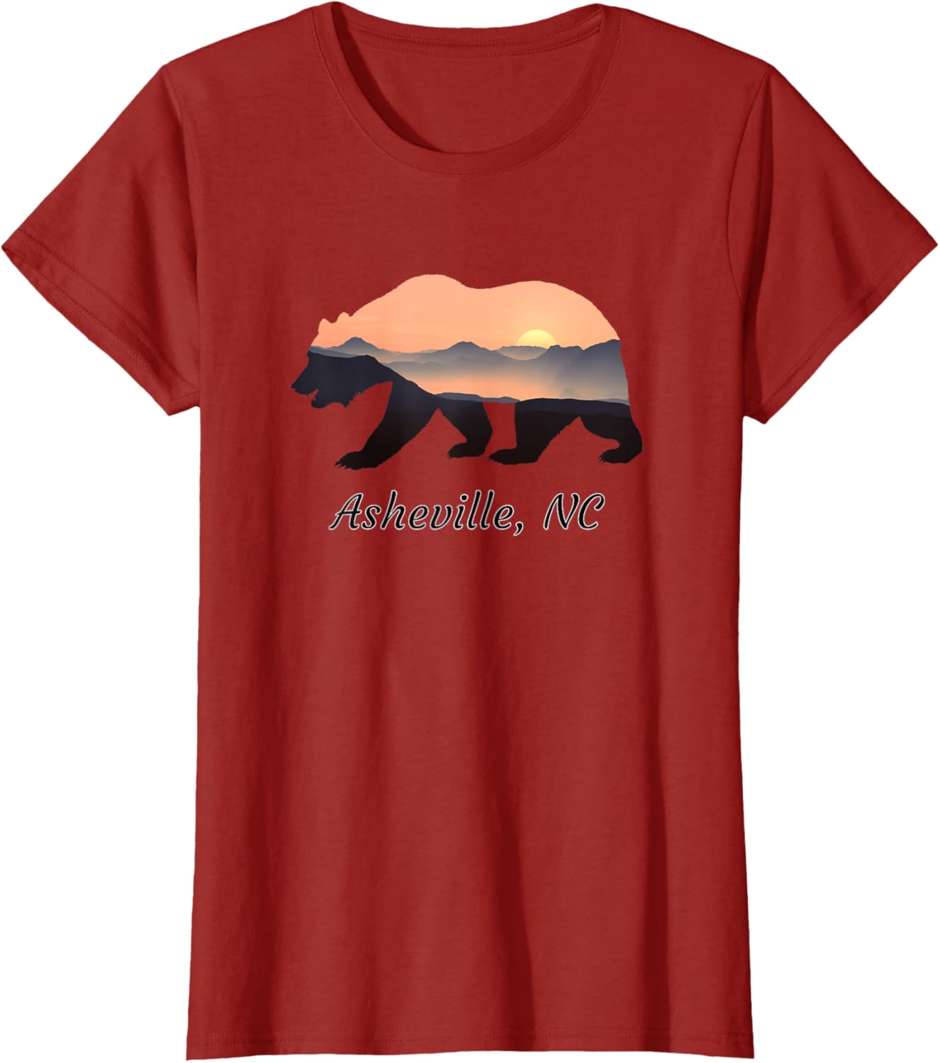 North Carolina Blue Ridge Mountains Bear Asheville NC Gifts T-Shirt