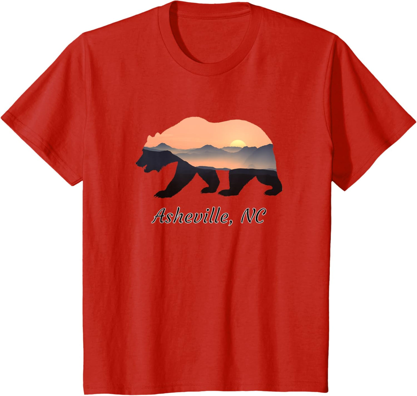 North Carolina Blue Ridge Mountains Bear Asheville NC Gifts T-Shirt