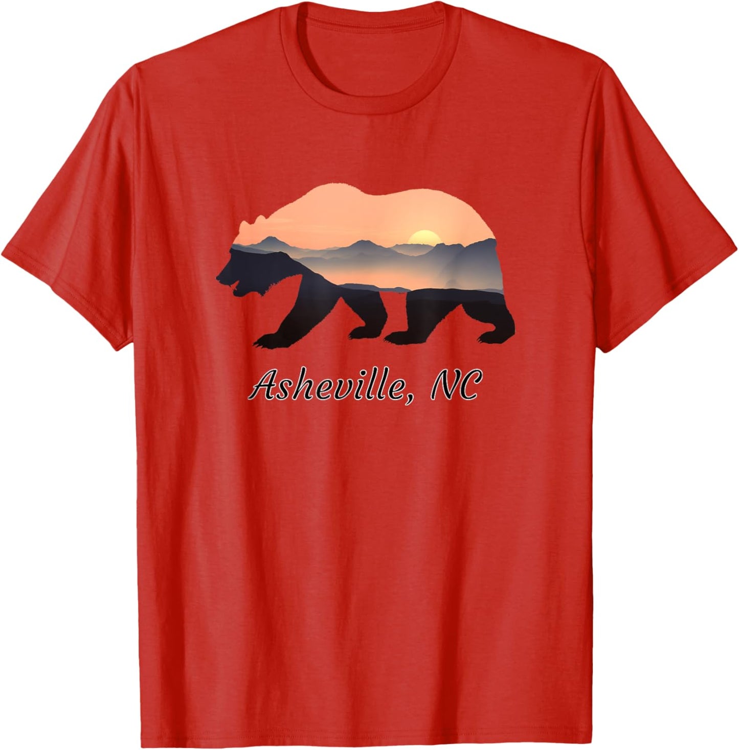 North Carolina Blue Ridge Mountains Bear Asheville NC Gifts T-Shirt