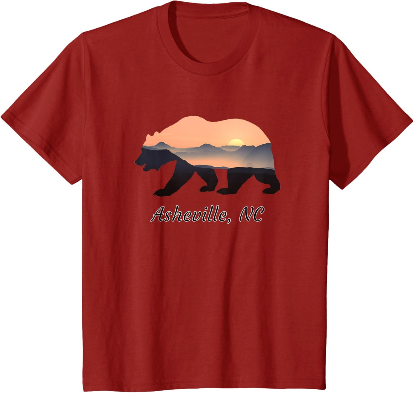 North Carolina Blue Ridge Mountains Bear Asheville NC Gifts T-Shirt