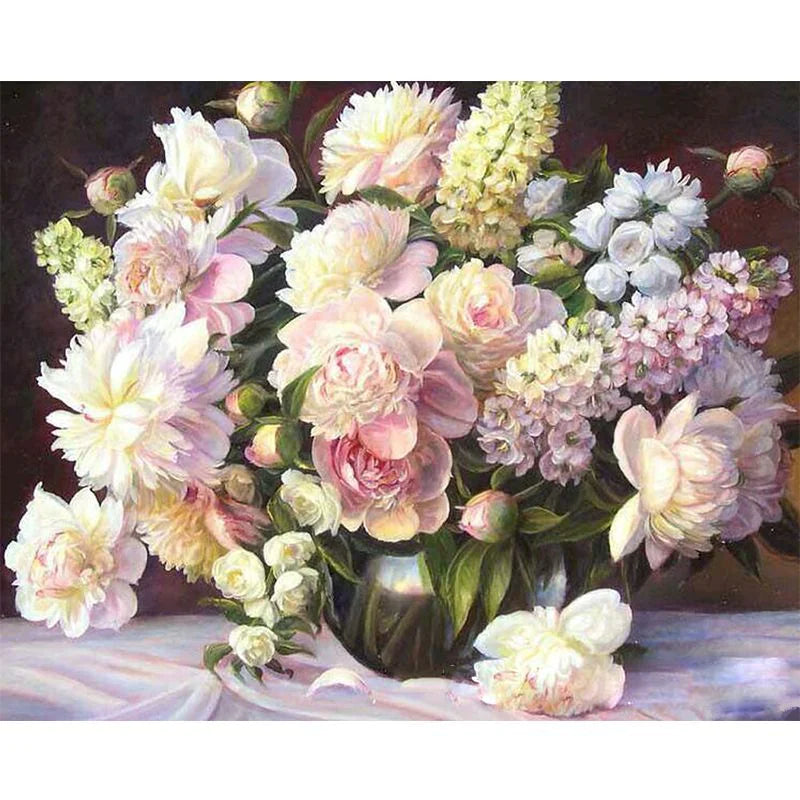 Flowers- Paint By Numbers Kit