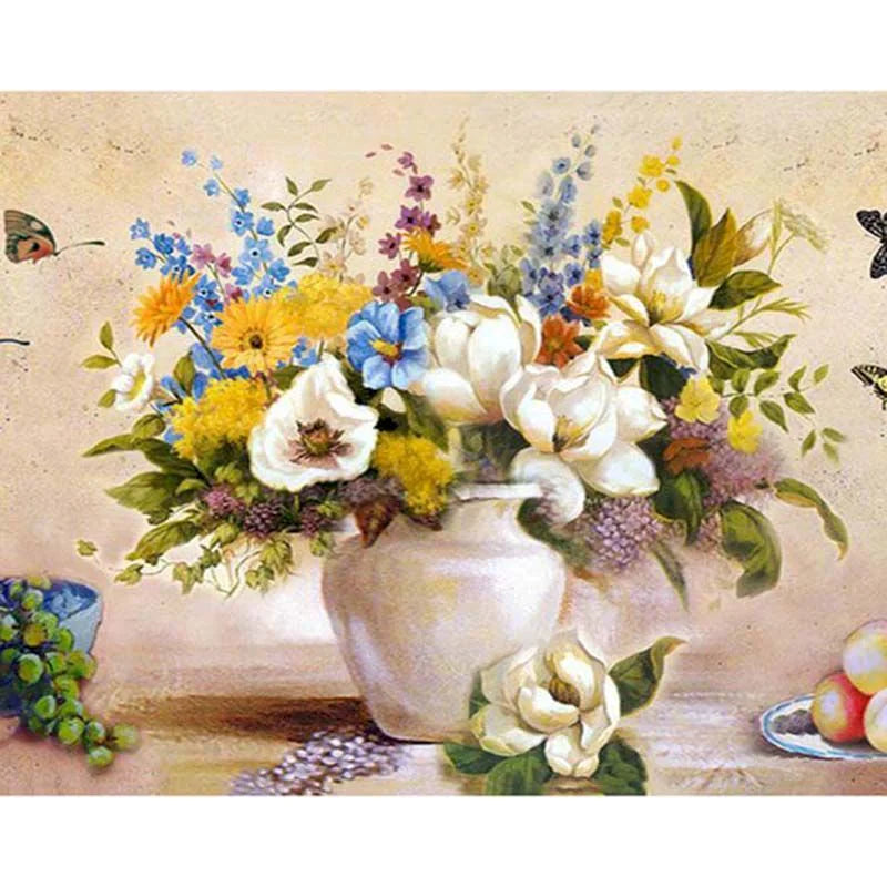 Flowers- Paint By Numbers Kit