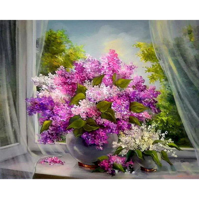Flowers- Paint By Numbers Kit