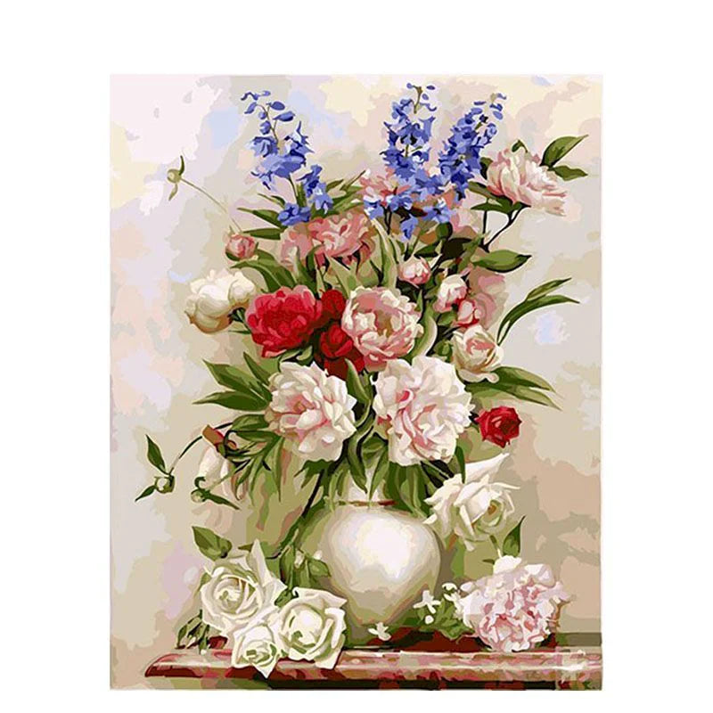 Flowers- Paint By Numbers Kit