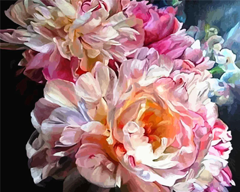 Flowers- Paint By Numbers Kit