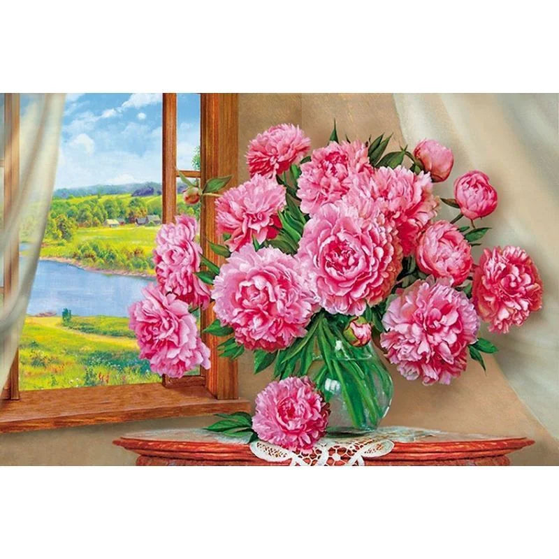 Flowers- Paint By Numbers Kit