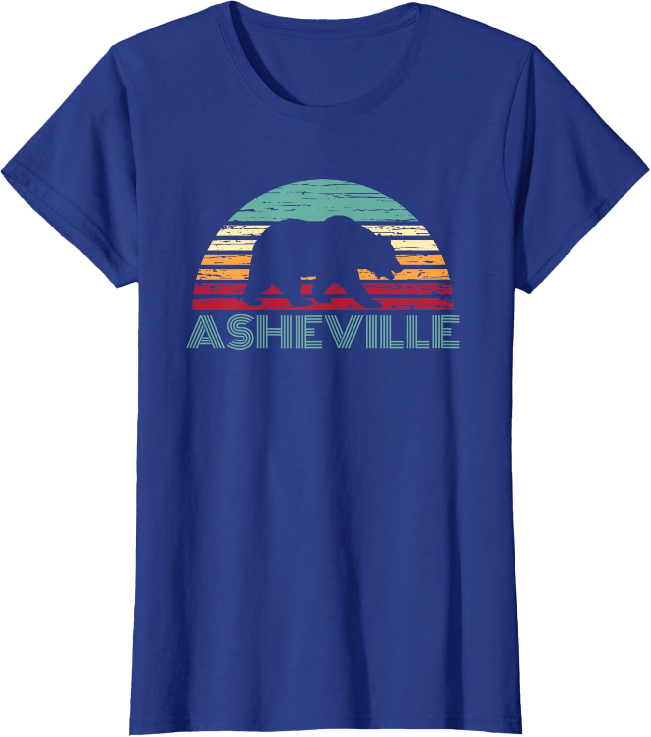 North Carolina Wildlife Retro Asheville NC AVL Bear Gift T-Shirt