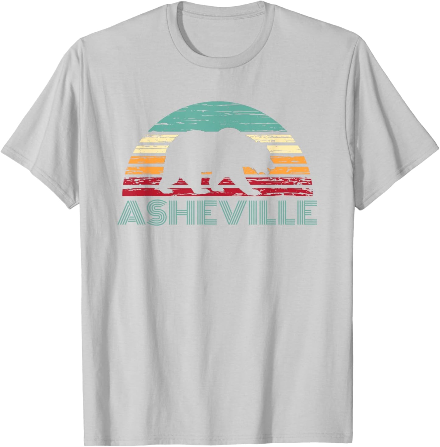 North Carolina Wildlife Retro Asheville NC AVL Bear Gift T-Shirt