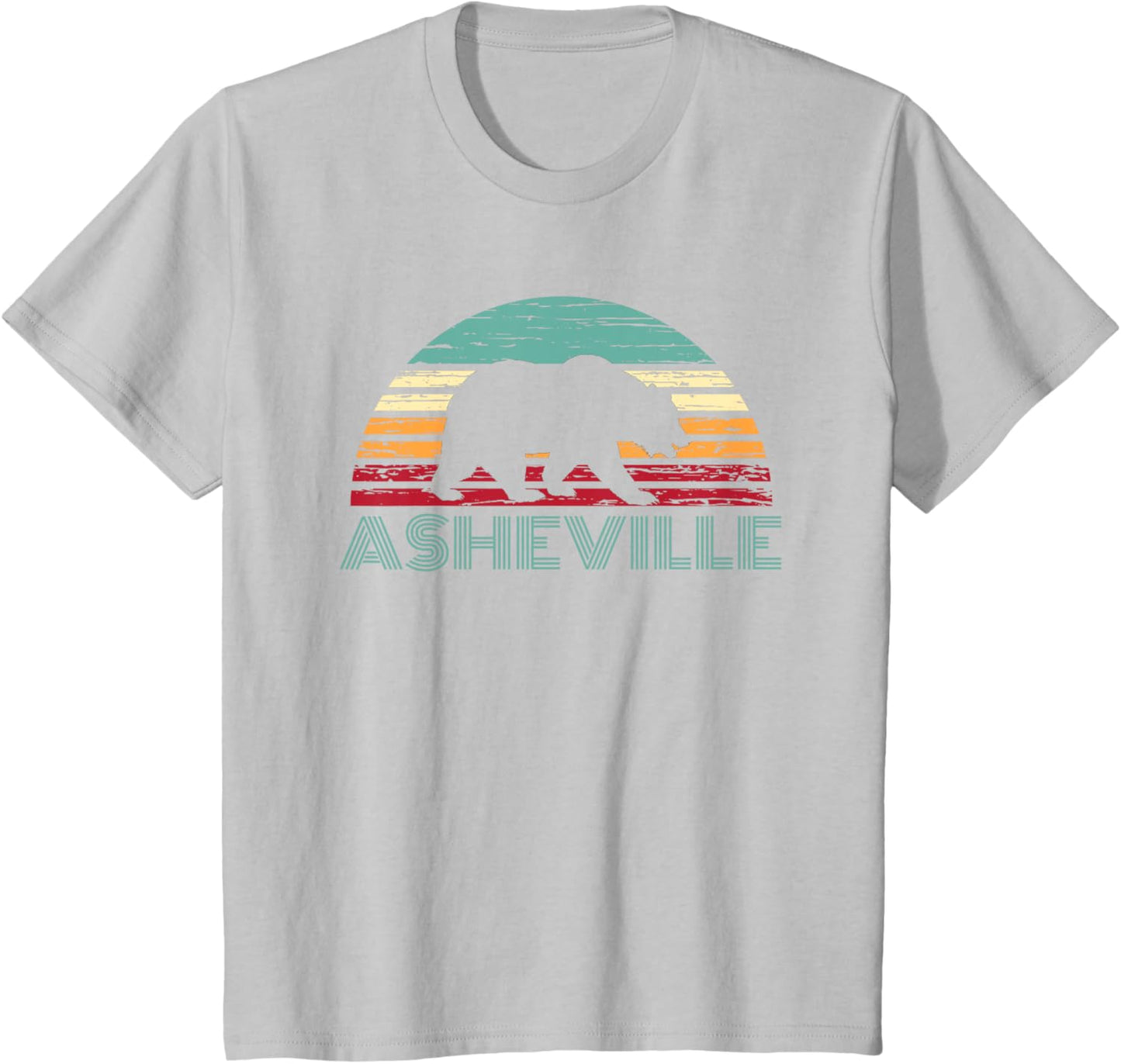 North Carolina Wildlife Retro Asheville NC AVL Bear Gift T-Shirt