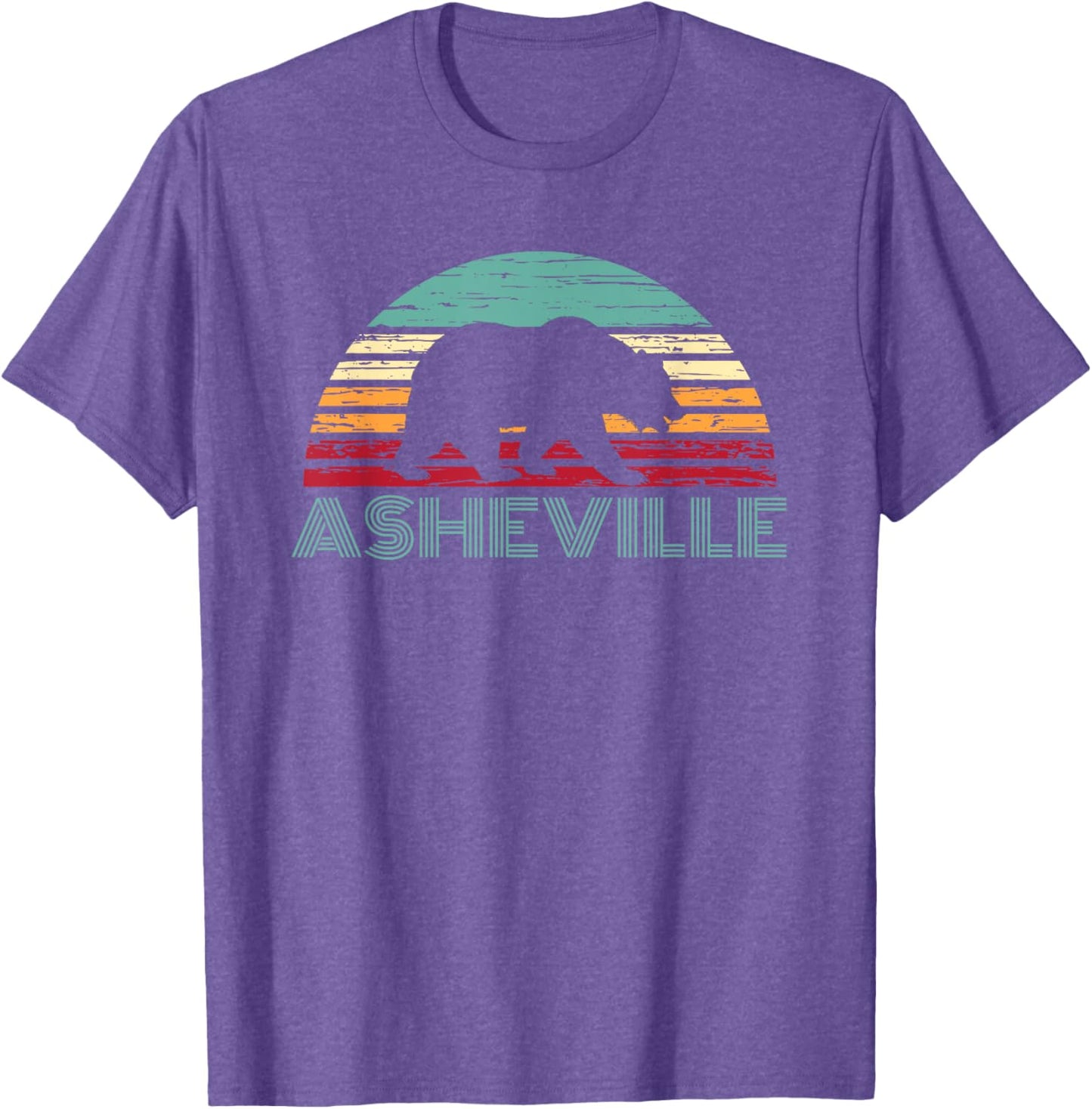 North Carolina Wildlife Retro Asheville NC AVL Bear Gift T-Shirt