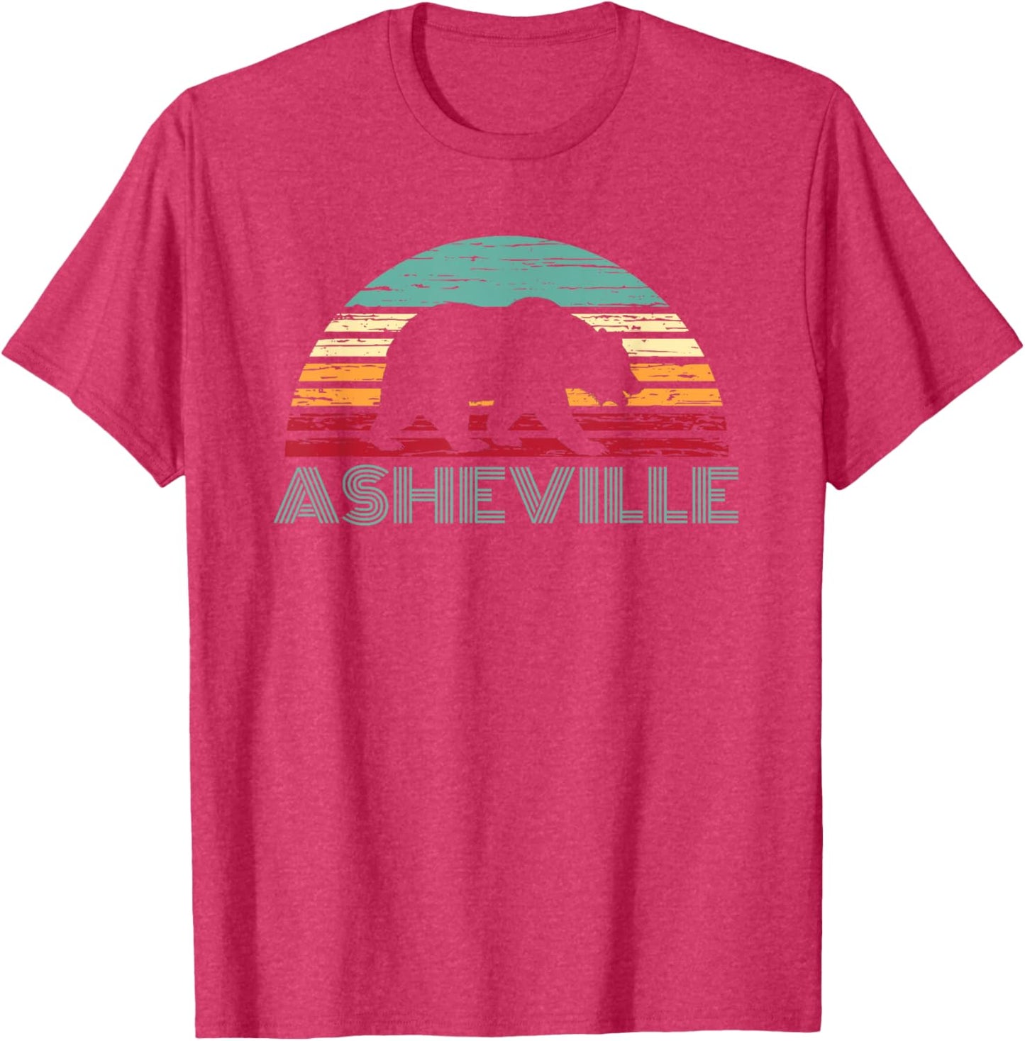 North Carolina Wildlife Retro Asheville NC AVL Bear Gift T-Shirt