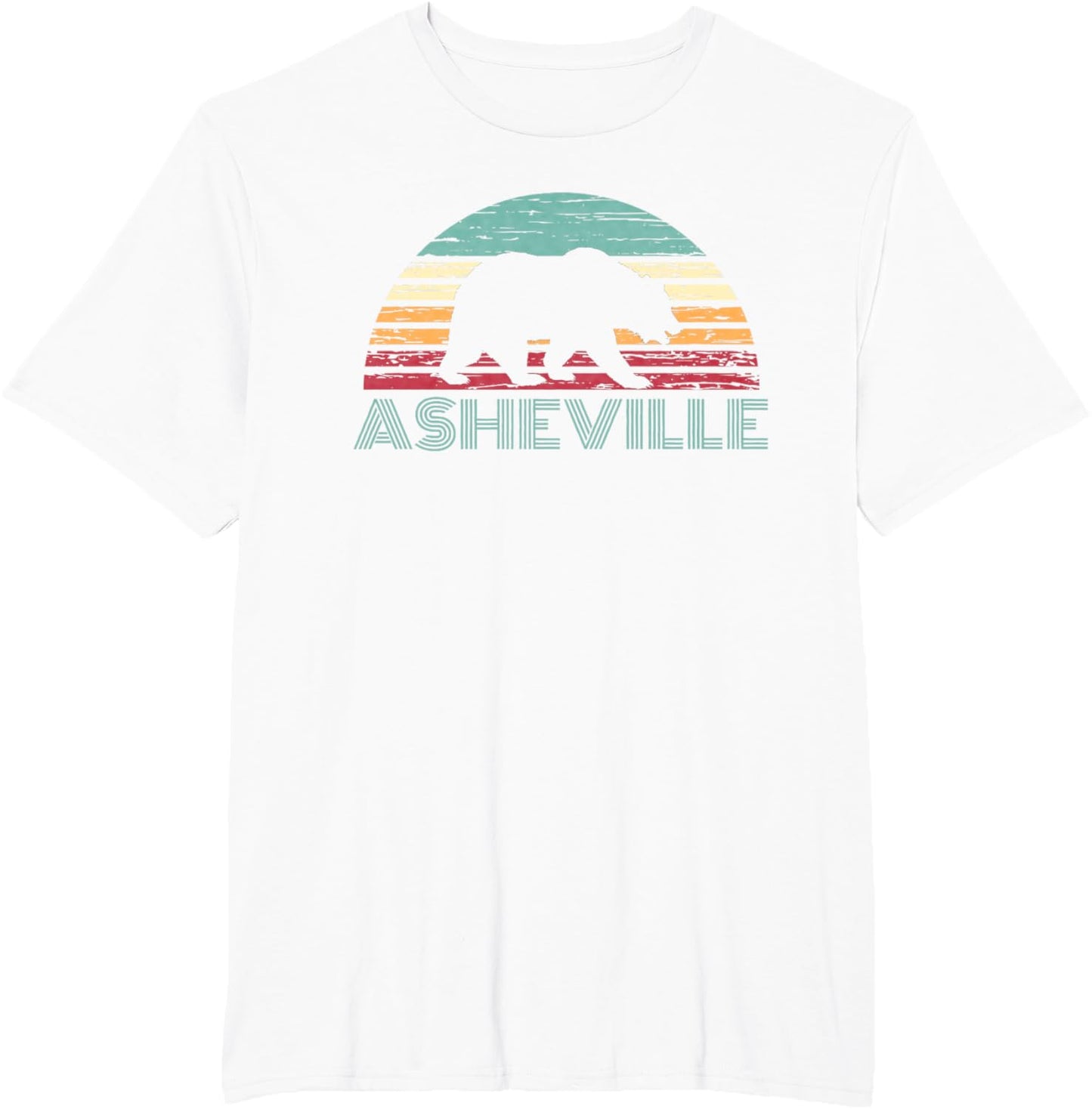 North Carolina Wildlife Retro Asheville NC AVL Bear Gift T-Shirt