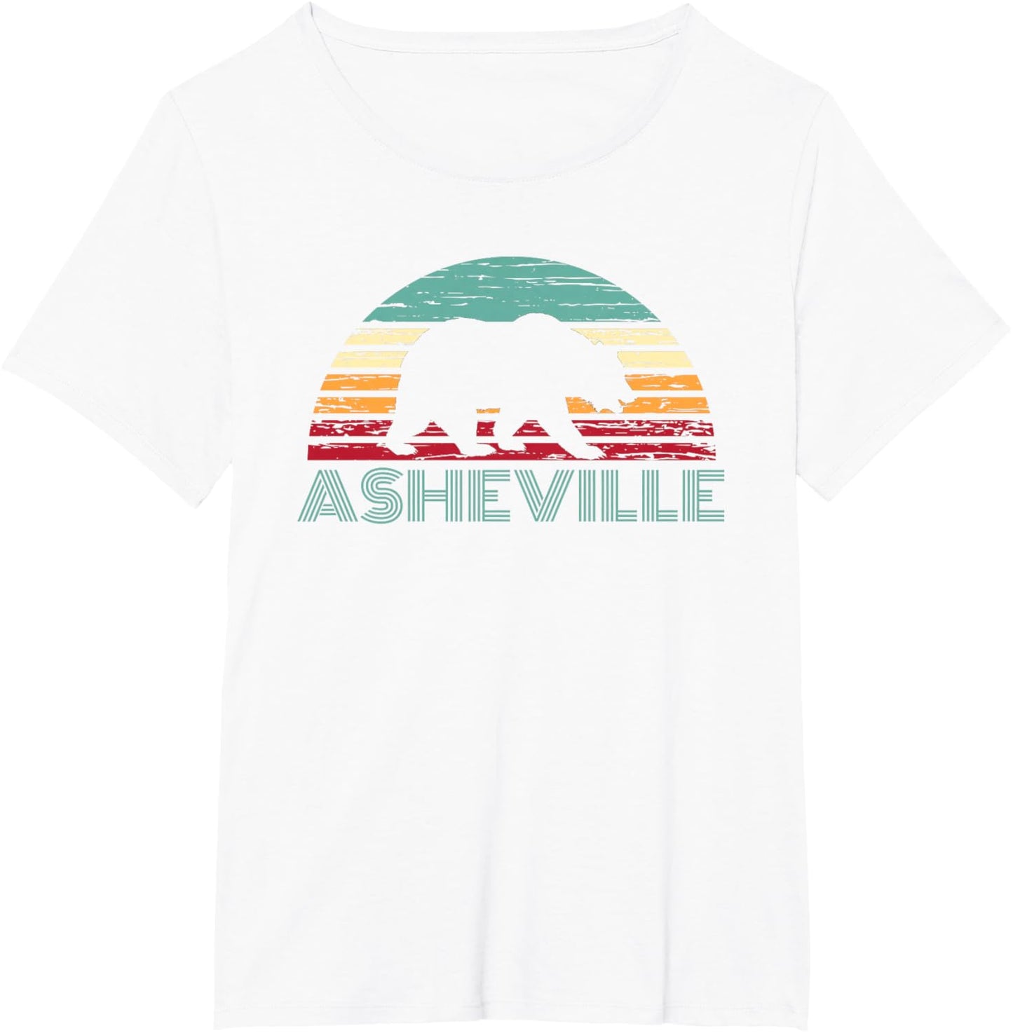 North Carolina Wildlife Retro Asheville NC AVL Bear Gift T-Shirt