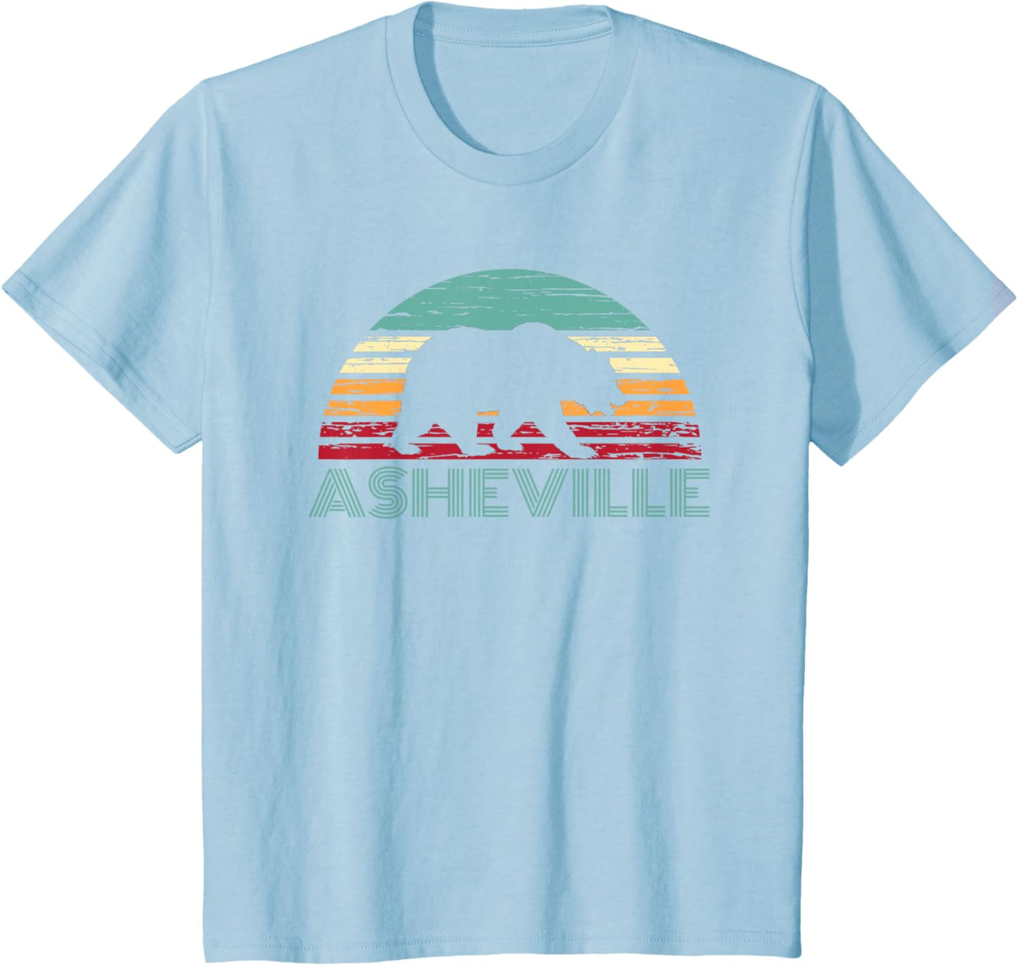 North Carolina Wildlife Retro Asheville NC AVL Bear Gift T-Shirt