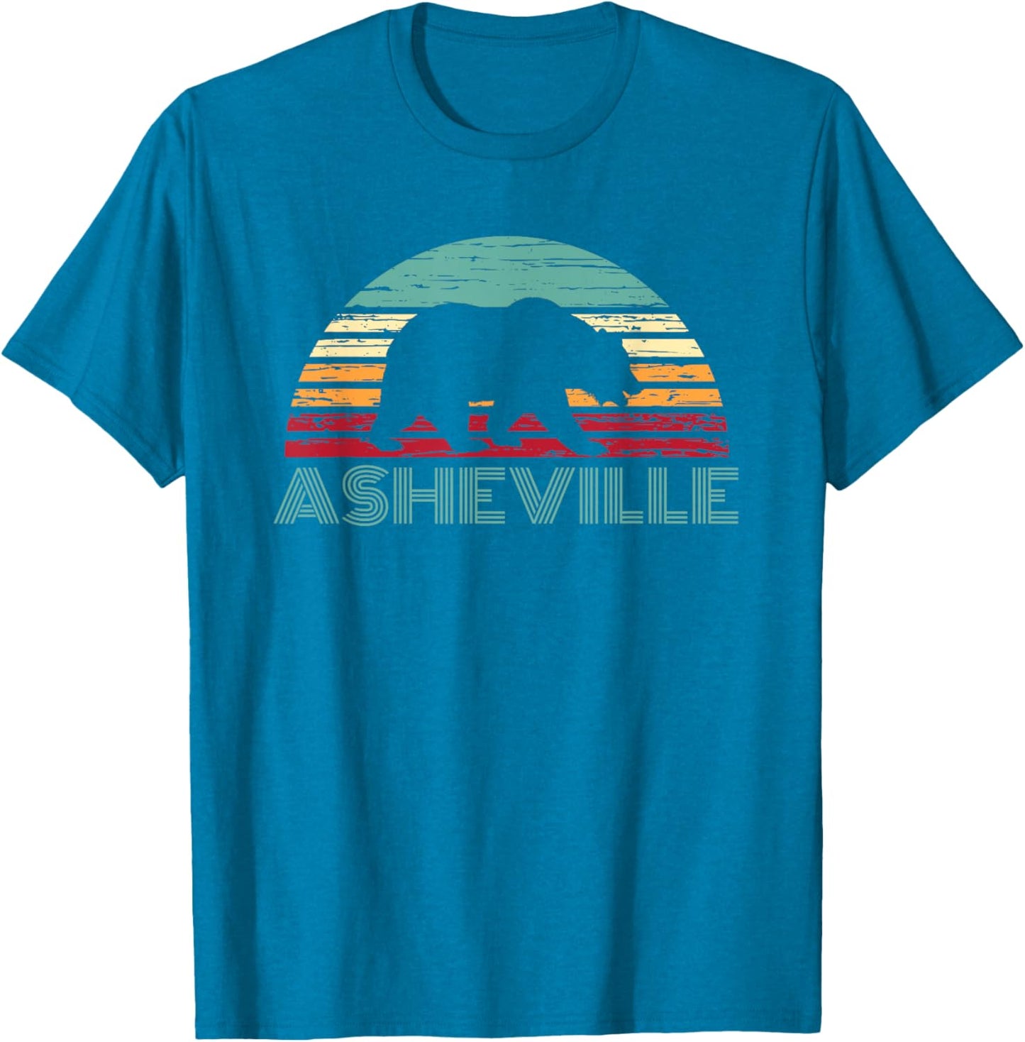 North Carolina Wildlife Retro Asheville NC AVL Bear Gift T-Shirt