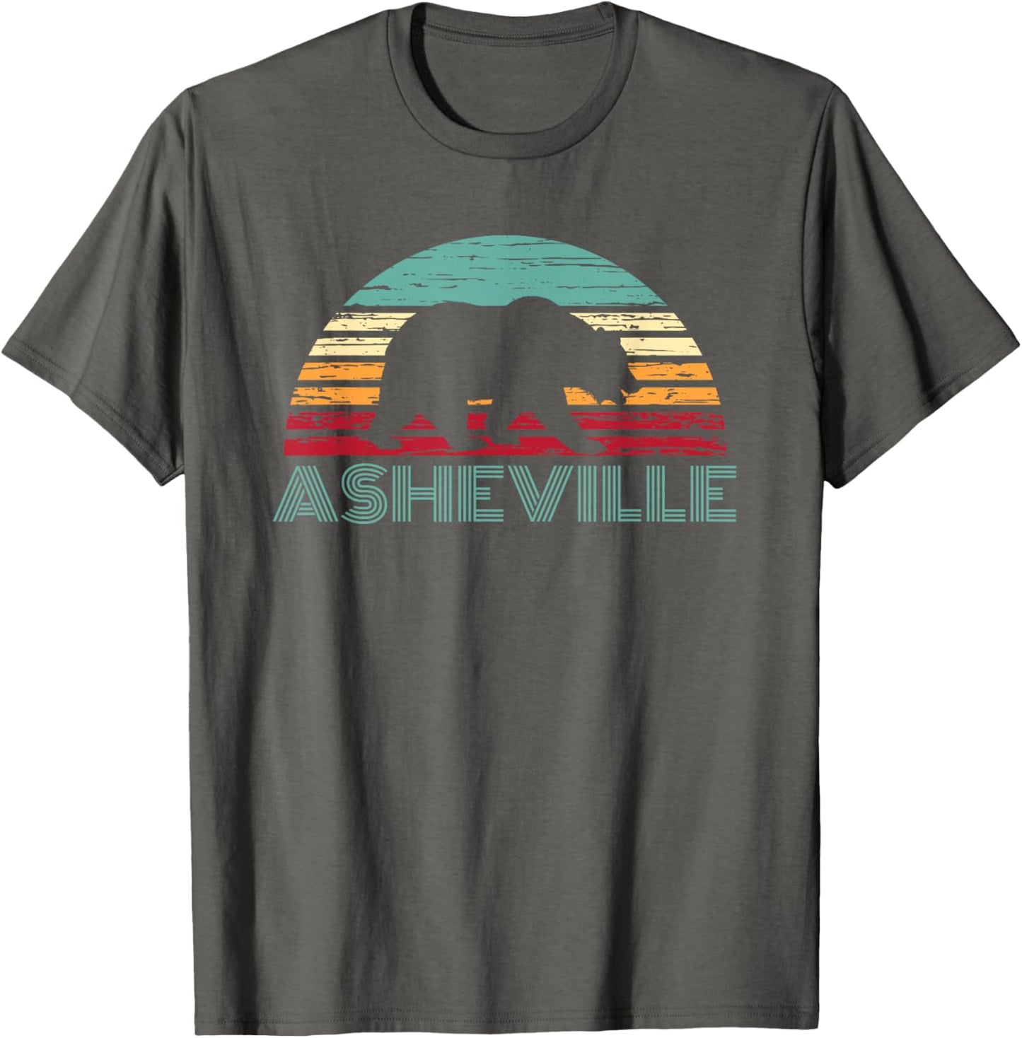 North Carolina Wildlife Retro Asheville NC AVL Bear Gift T-Shirt