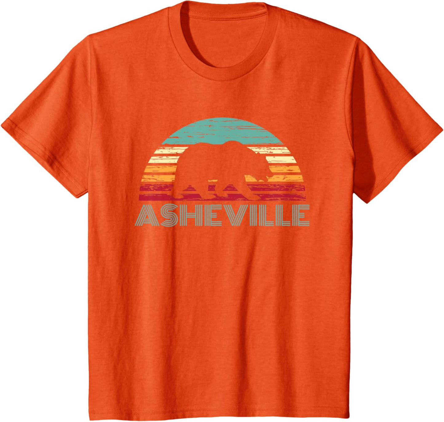 North Carolina Wildlife Retro Asheville NC AVL Bear Gift T-Shirt