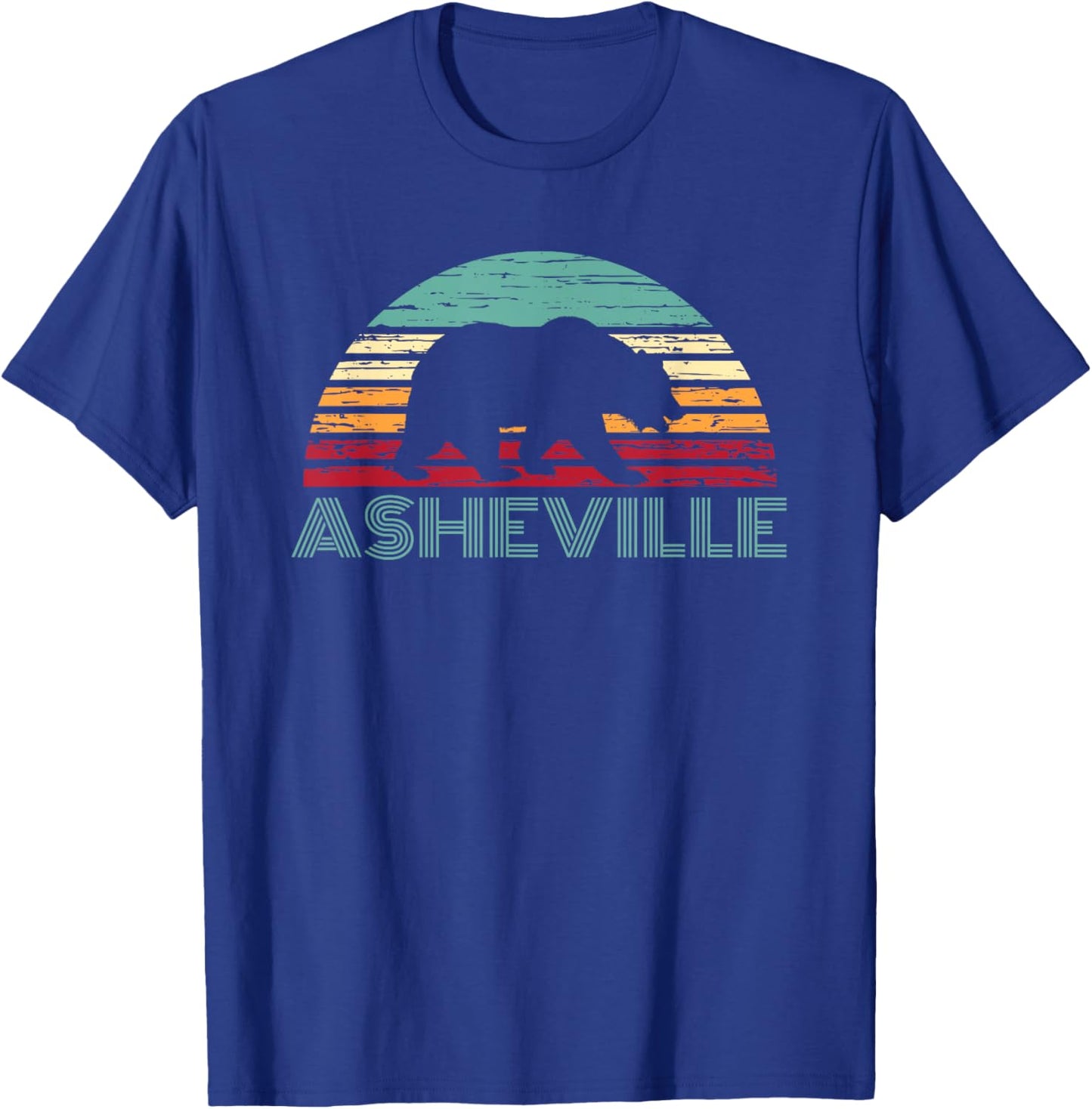 North Carolina Wildlife Retro Asheville NC AVL Bear Gift T-Shirt