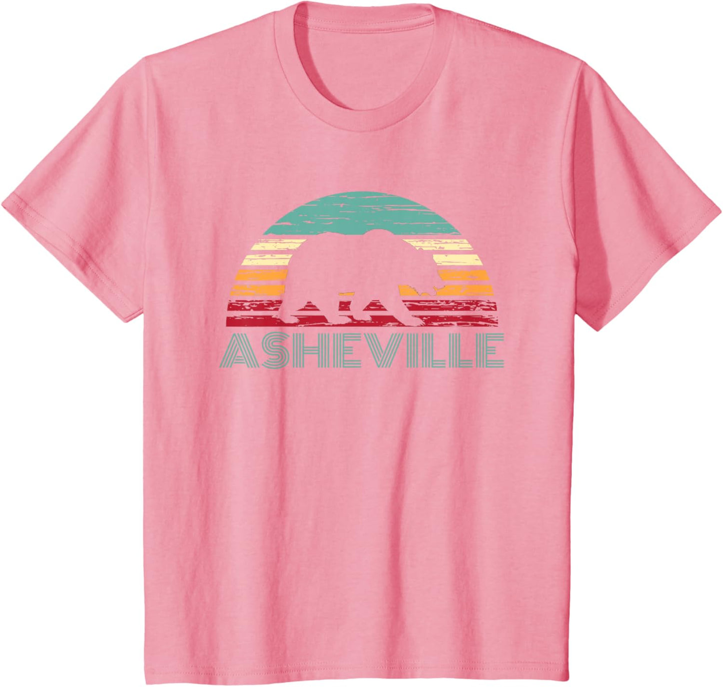 North Carolina Wildlife Retro Asheville NC AVL Bear Gift T-Shirt