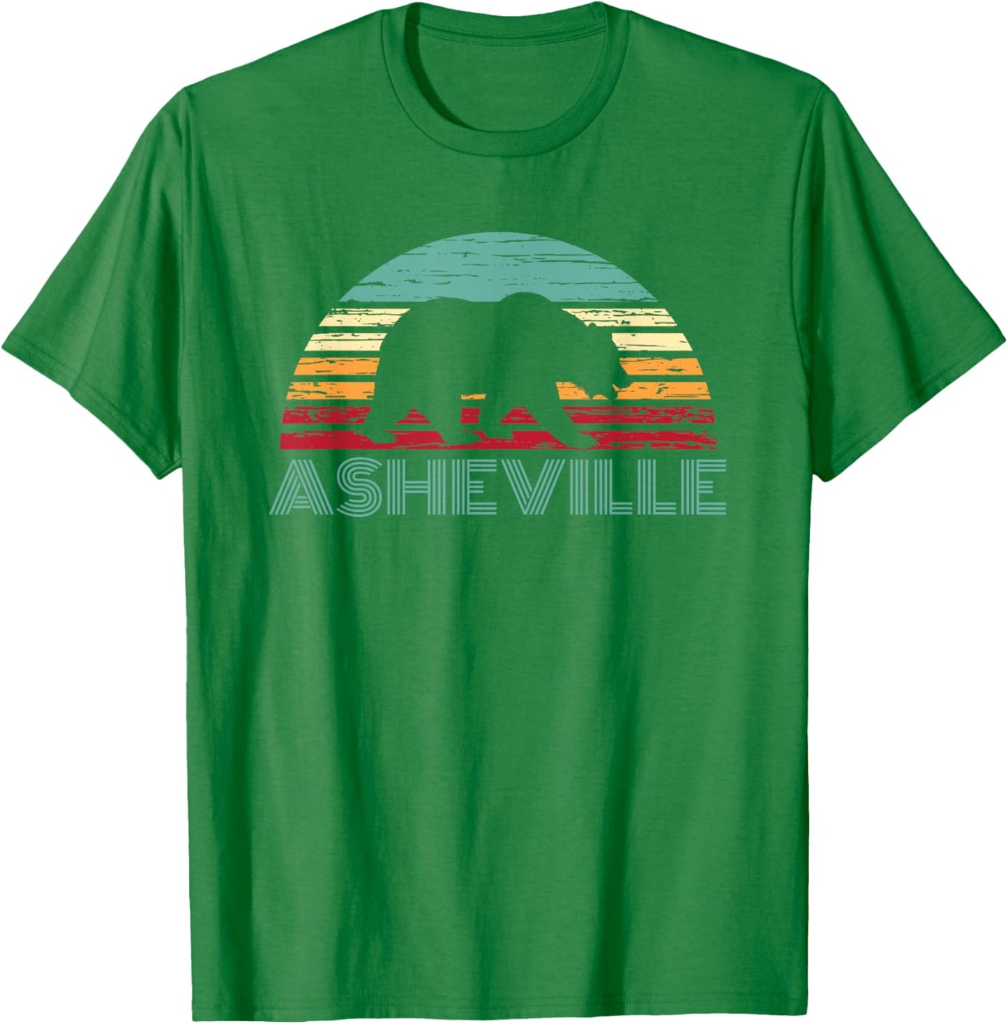 North Carolina Wildlife Retro Asheville NC AVL Bear Gift T-Shirt