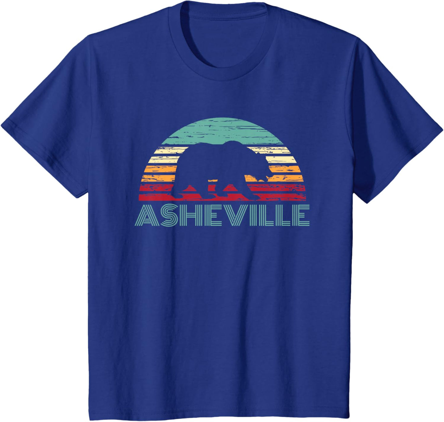North Carolina Wildlife Retro Asheville NC AVL Bear Gift T-Shirt