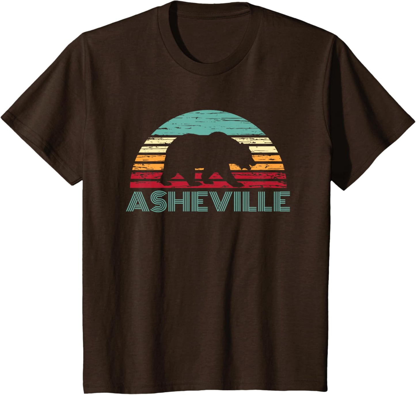 North Carolina Wildlife Retro Asheville NC AVL Bear Gift T-Shirt