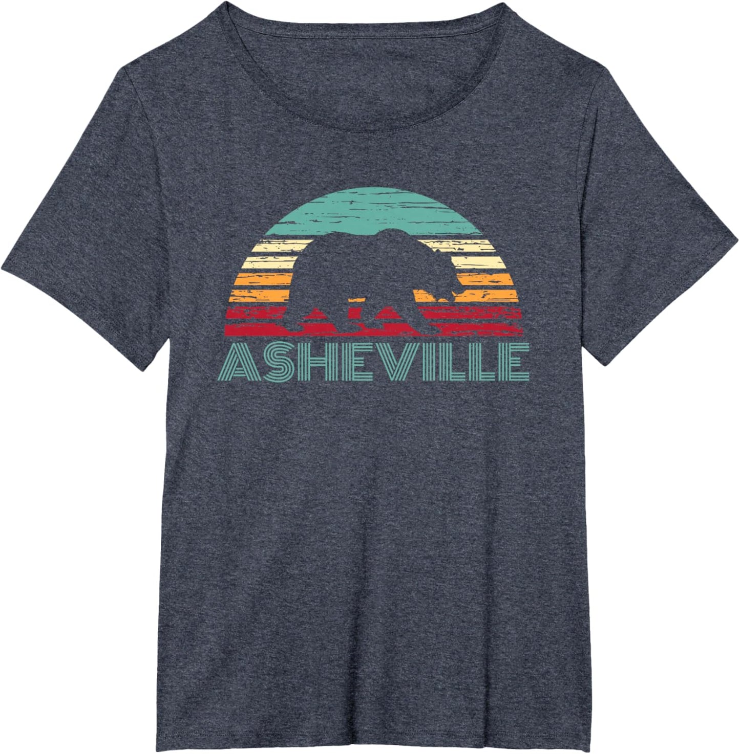 North Carolina Wildlife Retro Asheville NC AVL Bear Gift T-Shirt