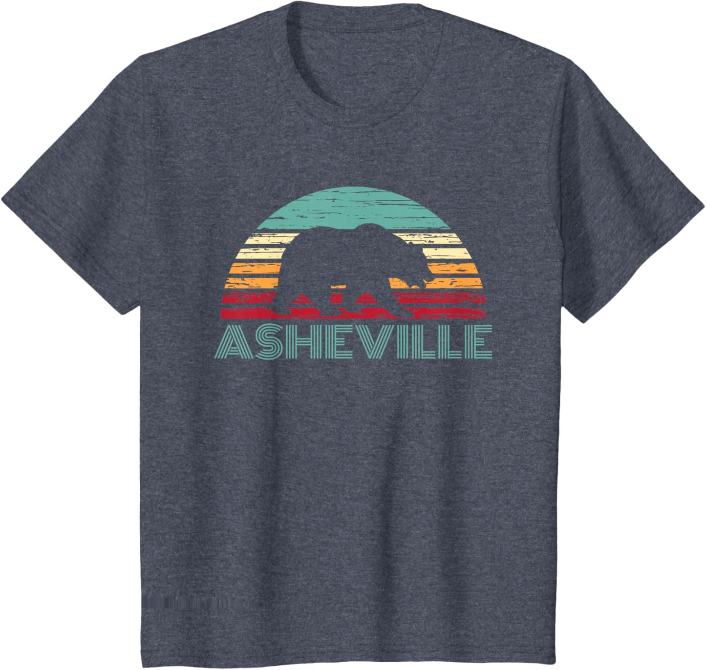 North Carolina Wildlife Retro Asheville NC AVL Bear Gift T-Shirt