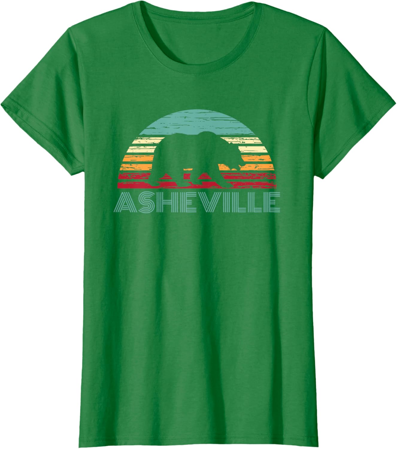 North Carolina Wildlife Retro Asheville NC AVL Bear Gift T-Shirt