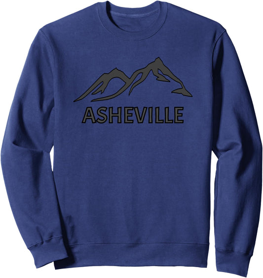 WNC Asheville Mountains NC Blue Ridge North Carolina Hiking Sweatshirt
