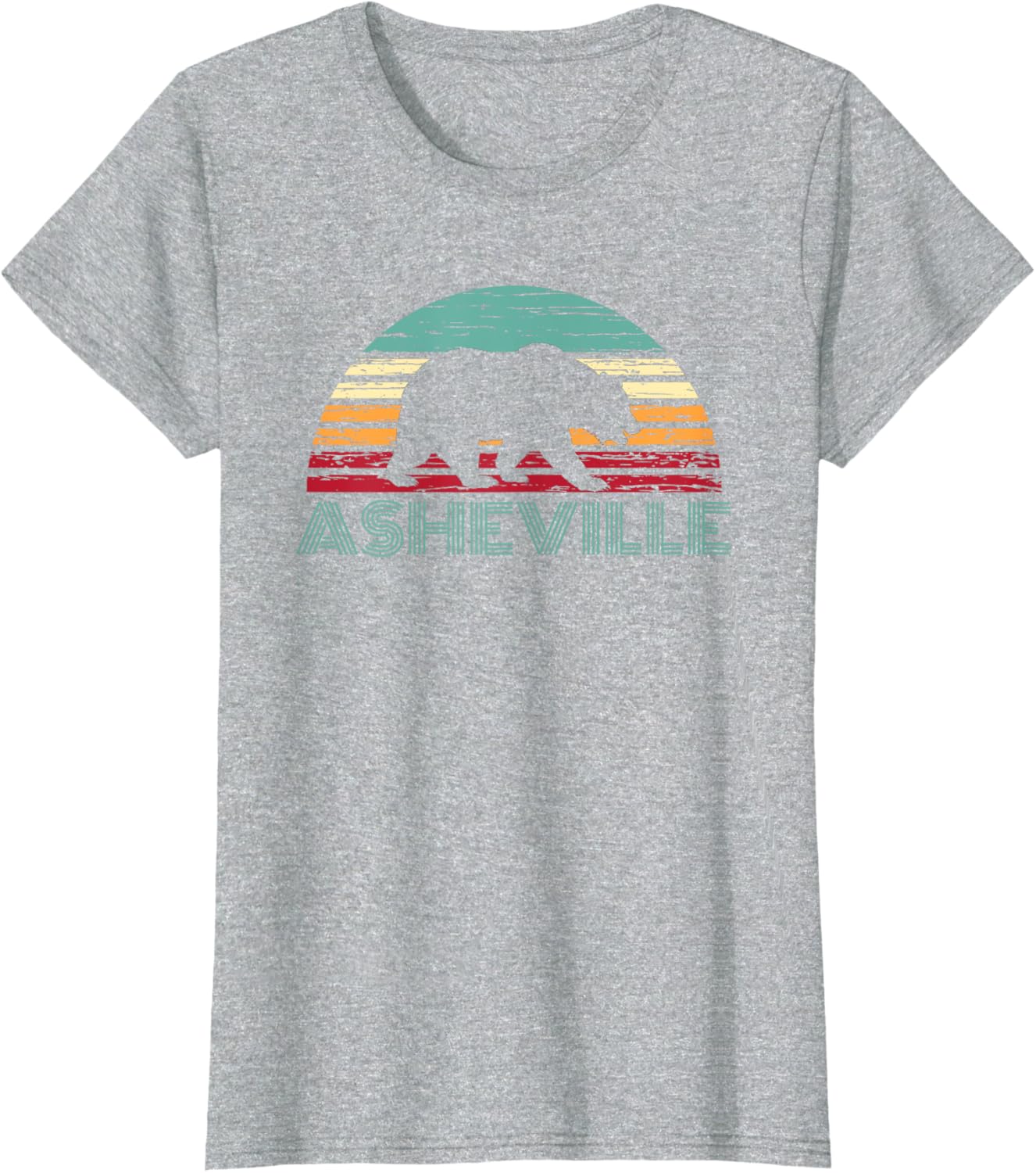 North Carolina Wildlife Retro Asheville NC AVL Bear Gift T-Shirt