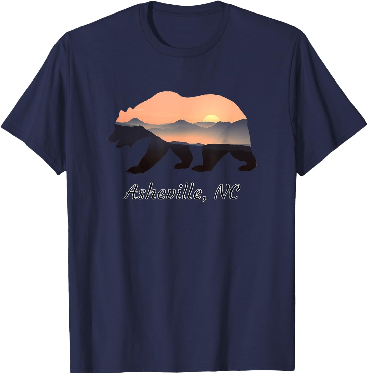 North Carolina Blue Ridge Mountains Bear Asheville NC Gifts T-Shirt