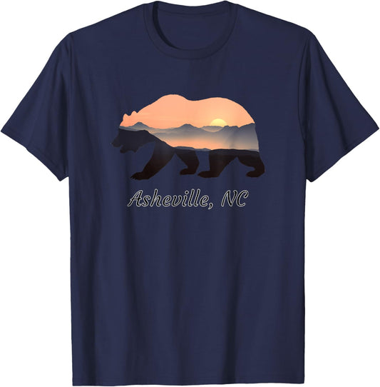 North Carolina Blue Ridge Mountains Bear Asheville NC Gifts T-Shirt