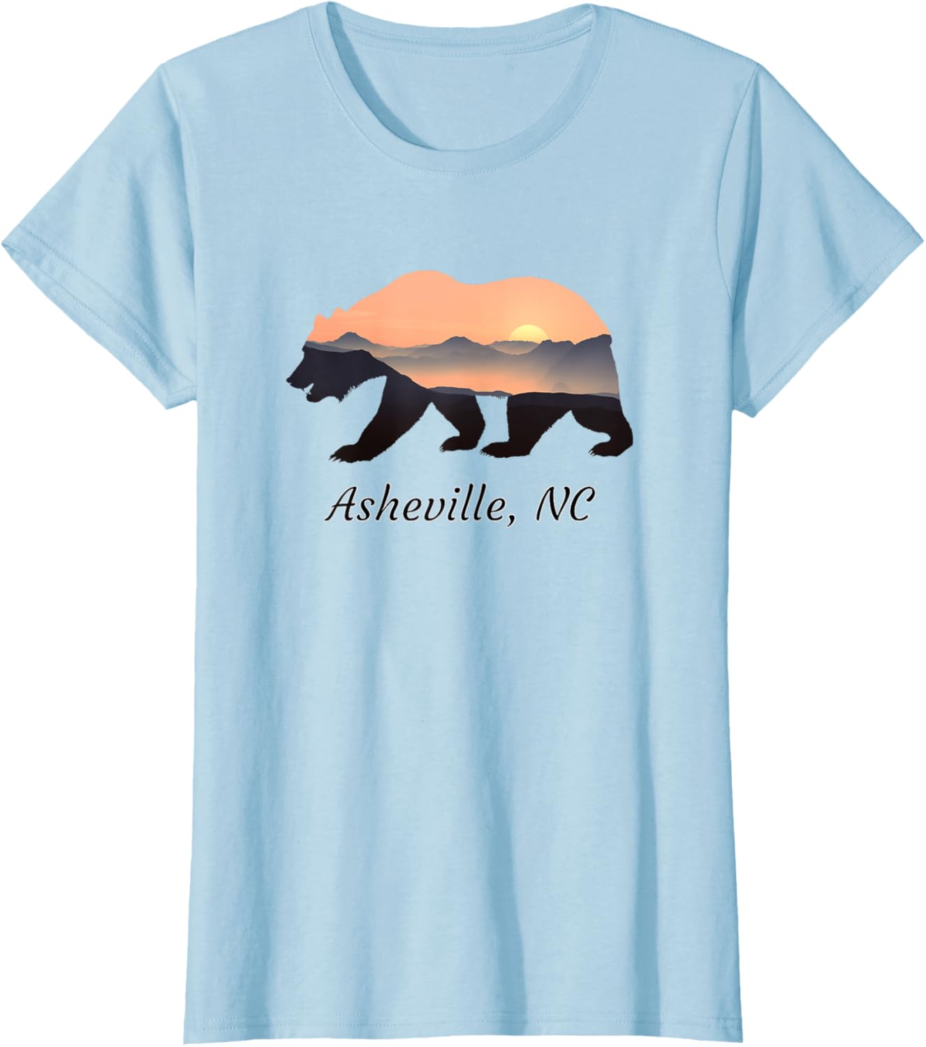 North Carolina Blue Ridge Mountains Bear Asheville NC Gifts T-Shirt