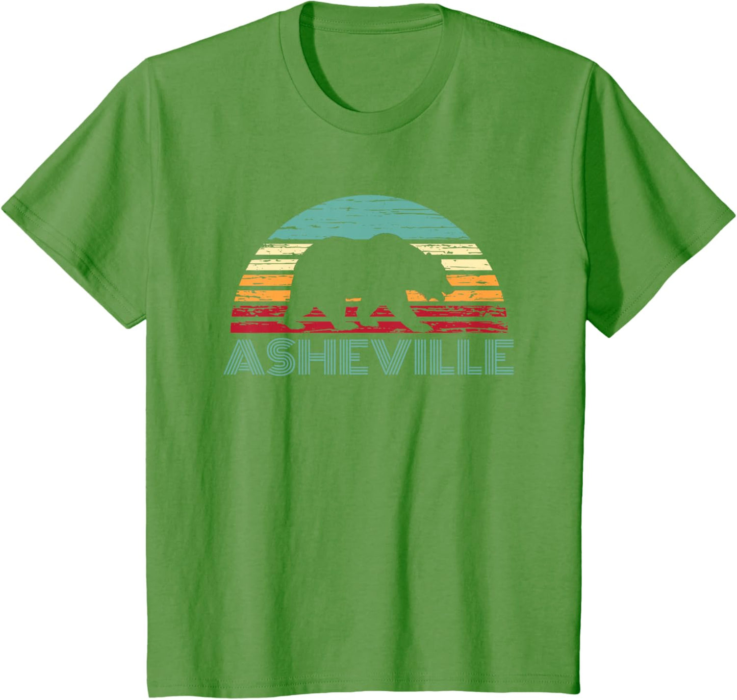 North Carolina Wildlife Retro Asheville NC AVL Bear Gift T-Shirt