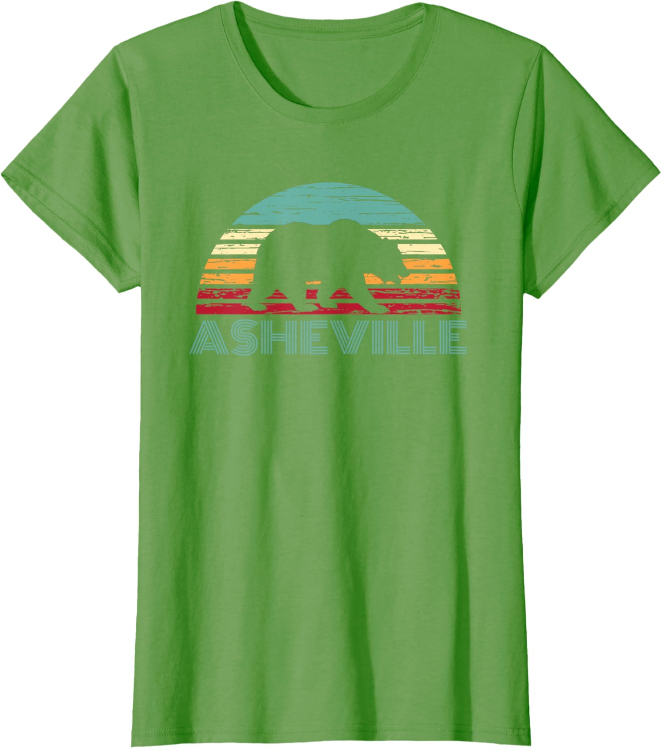 North Carolina Wildlife Retro Asheville NC AVL Bear Gift T-Shirt